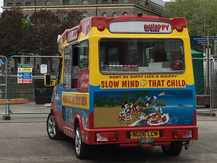Ice cream van WITHOUT Lopresti on the front